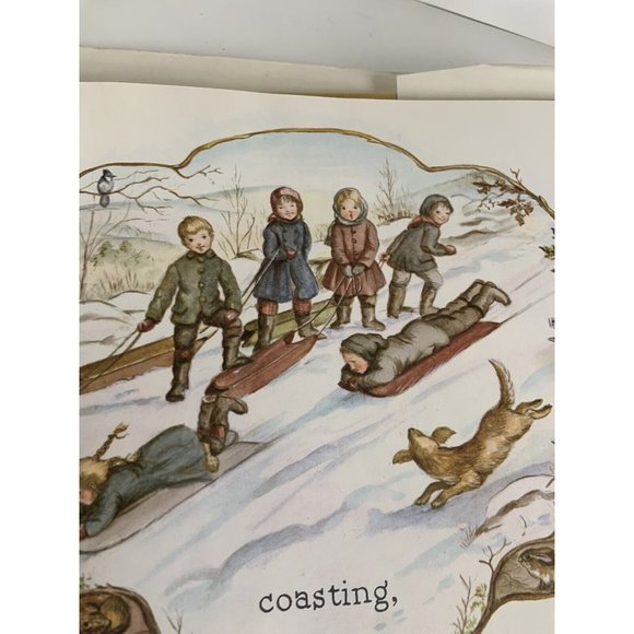 Tasha Tudor AROUND THE YEAR / First Edition 1957 Hardback Dust Jacket - Picture 7 of 8